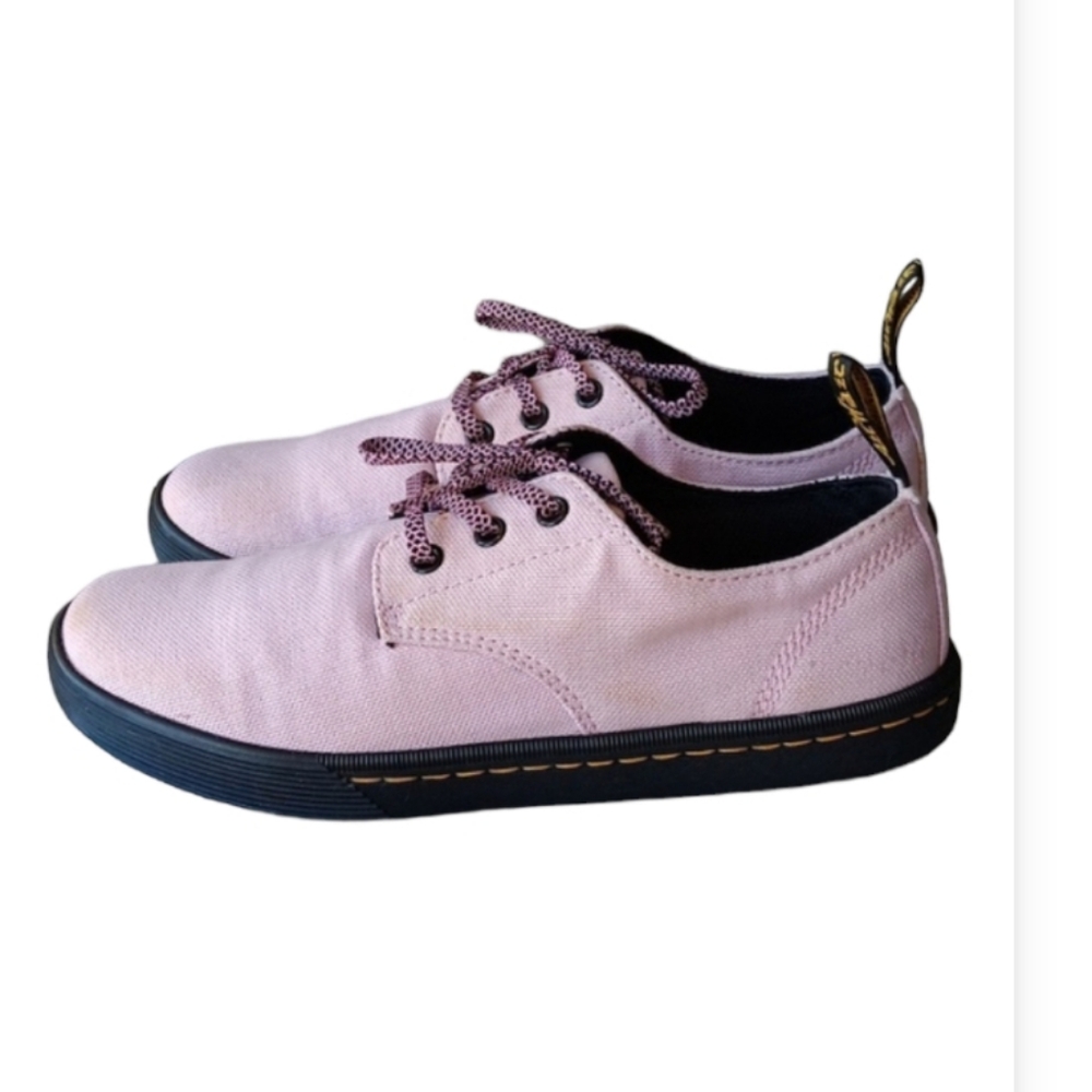 Dr. MARTENS Santanita Soft Wair Canvas Lace Up Flats sz 8